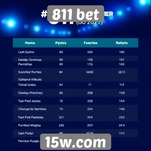 Características e diferenciais do 811 bet